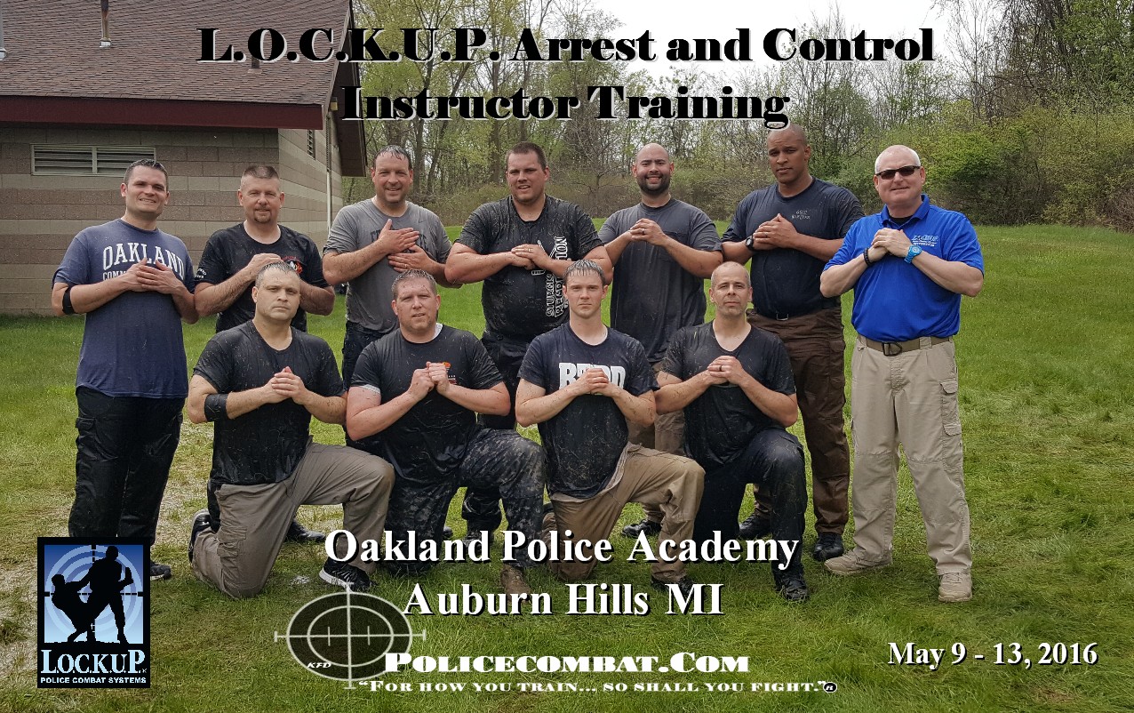 Auburn Hills MI – L.O.C.K.U.P.® Arrest And Control 5 Day – Instructor Course