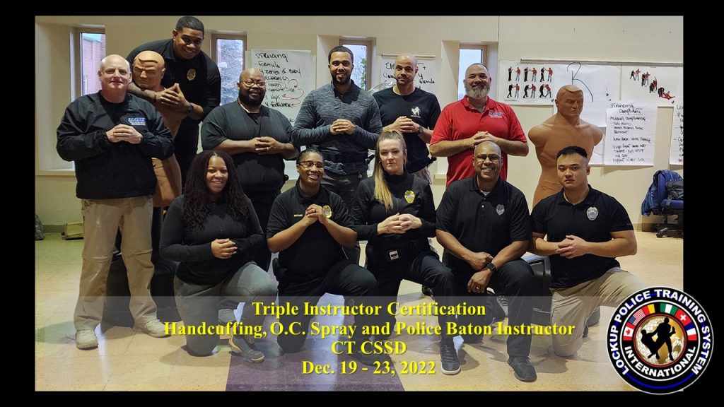 CT Triple Instructor Certification Handcuffing OC Spray and Baton