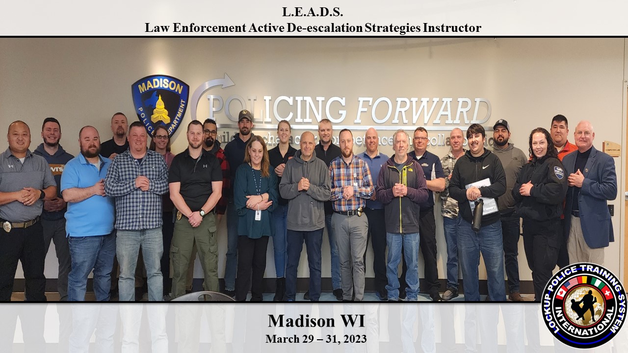 WI – L.E.A.D.S. Law Enforcement Active De-escalation Strategies -3 Day Instructor Training